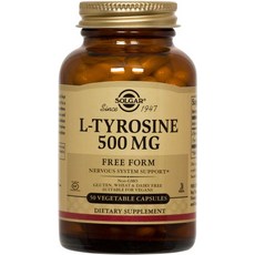 SOLGAR 左旋酪胺酸素食膠囊 500mg, 50顆, 1罐
