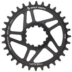 Wolf Tooth Components Drop Stop Sram 다이렉트 마운트 체인링 - 부스트 블랙/3mm 오프셋 34T 178602, Wolf Tooth Components Drop Sto
