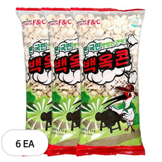 우포따오기 백옥콘 강냉이, 220g, 6개