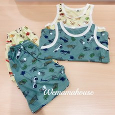 兔寶貝 兒童背心套裝 寶寶居家服 台灣製造 兒童背心 寶寶背心 小孩背心 露營綠