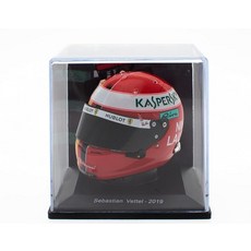 OPO 10 - 페라리 F1과 호환되는 포뮬러 1 헬멧: 세바스찬 베텔 2019-1/5 스케일 CAS10, OPO 10 - 페라리 F1과 호환되는 포뮬러 1 헬멧