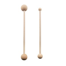 TAODAN 2PCS Clay Beechwood Ball Sticks Wooden Throwing Bar Loam Moulding Spotting Tool Engraving U, TAODAN 2PCS Clay Beechwood Bal