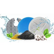 고양이 물 분수 이온 면 활성탄 필터 애완 교체 액세서리