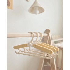 꾸미꼬미 길이조절 구름 아기옷걸이 8개, 3세트, 옐로우