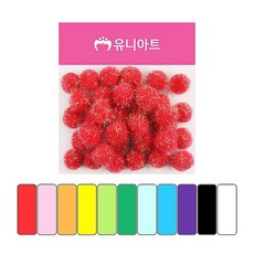 HUA 솜방울 장식솜 10mm 흰색 1p 핸드메이드재료