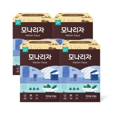 모나리자 뽑아쓰는 키친티슈 130매 3입 4개 총12개 키친타올, 12개