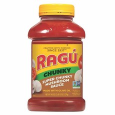 Ragu 파스타 소스 슈퍼 청키 버섯 1.27 g, Ragu 파스타 소스 슈퍼 청키 버섯, 1.27 g