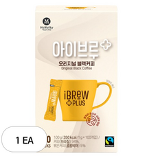아이브루 플러스 공정무역 오리지널 블랙 원두커피스틱, 1g, 100개입, 1개