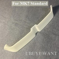 스타일 리어 스포일러 윙 트렁크 리드 게이트 루프 스플리터 립 골프, 6. MK7 UNPAINTED, 기본