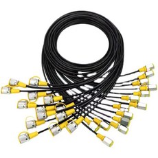 굴삭기 부품 유압 시스템 테스트 튜브 압력 게이지 라인 고압 호스 커넥터, 0.5M, 색상: 1. 0.5M, 1개