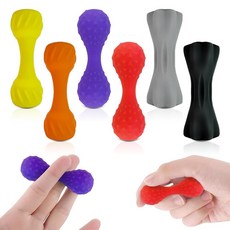 Fidget Toys 어린이 및 성인용 감각 스톤: 자폐 불안 및 ADHD가 있는 아동용 실리콘 질감 감각 장난감 6팩 성인용 진정 도구 사무실 책상 / 여행 교실 필수, Fidget Toys 어린이 및 성인용 감각 스톤: 자