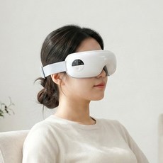 라비오 무선 온열 진동 눈마사지기, 화이트, CS20D