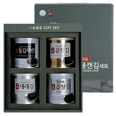 캔곱창김 재래김 무조미김 돌김자반 캔김선물세트, 1개