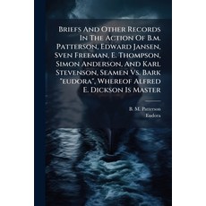 (英文圖書)Briefs And Other Records In The Action Of B.m. Patterson Edward Jansen Sven Fr... 平裝版, Nabu Press, 英文