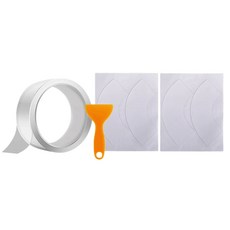 全景天窗防塵防水防雨膠條 汽車車頂防漏水密封條 圓弧貼合玻璃膠貼, 1個, 小天窗組【膠條*1+圓弧膠*4】