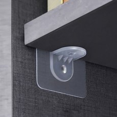 칸막이 선반 받침 스티커 부착 투명 홀더 DD-10588 rhm*972JJ