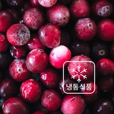 미국산 냉동 크랜베리 열매 그대로 500G 신선하게 수확 후 급속 냉동, 1개