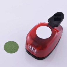 우표펀치 펀칭 천공기 타공기 모양 미니펀칭기 펀처, 1개, 중형 2.5cm 원형
