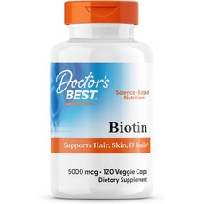 닥터스베스트 비오틴 5000mcg 캡슐 120정, 1개