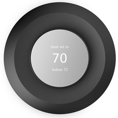 Nest Therm at 스마트 온도 컨트롤러 새로운 벽면 스탠드 적용, 블랙