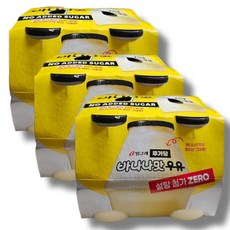 빙그레 바나나맛 단지우유 제로 무가당 240ml x 12개