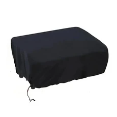 야외 캠핑 휴대용 접이식 테이블 옥스포드 천 스틸 파이프 피크닉 바베큐 테이블, 블랙