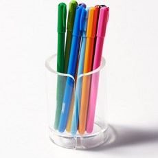 아크릴케이스 아크릴 브러쉬통 빗통 화장대 수납함 연필꽂이 펜꽂이, 없음, 단품없음