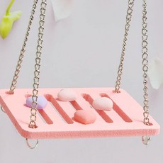 햄스터 케이지 그네 놀이기구 플라스틱 체인 장난감 운동 용품 사육장 액세서리, 1개, 상세페이지 참조