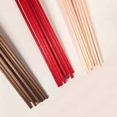 캔들이케아 [캔들이케아]슬림 섬유 컬러 디퓨저스틱 30cm 1set 10개, 1세트, 브라운