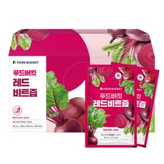 푸드버킷 물없이 착즙한 레드비트즙 30포, 80ml, 1개