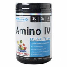 PESCIENCE 氨基IV BCAA飲料草莓微風, 375g, 1罐