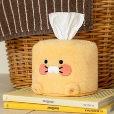 카카오프렌즈 부클 롤 티슈 커버 케이스, 춘식이