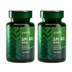 唯樂Wellous SPIRO雙藻錠2.0升級版-檸檬口味，促進腸道蠕動，全家健康首選, 2箱/盒, 60顆