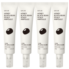 총4개) 소이랩 허니블랙빈 두피앰플 탈모앰플 바르는 헤어토닉 탈모 두피영양제, 40ml, 4개