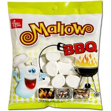토미팀 멜로우 비비큐 라운드 마시멜로우, 1개, 100g