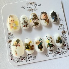 麵包超人 穿戴式指甲 飾品 (XS M), 1個, XS