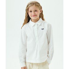 LEE 키즈 이지 레귤러핏 셔츠 화이트 LK2403SH70WH