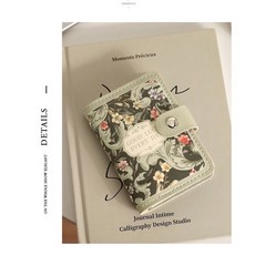 花卉油畫卡位包 (20張卡位) 11x7.5x2 cm A伊甸花鏡, 1個