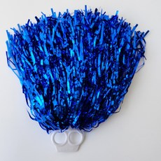 응원수술_고리형_블루_치어리더_치어리딩_축구장_야구장_응원도구_이벤트_반짝이_금박_손가락, 응원수술_고리형_블루_1개