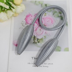 커튼 버클 DIY 트위스트락 커튼 버클 창의 커튼 버클 버클 마음대로, 다크 그레이, 1개