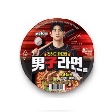 남자라면 컵 100g, 6개