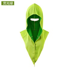 運動頭巾 多功能頭巾 騎行遮陽帽 健身沙灘防晒速乾三角頭巾, 熒光綠,均碼, 1個