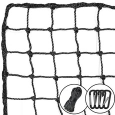 AOLIGEIJS 야구 소프트볼 백스톱 네트 스포츠 그물 장벽 뒷마당용 트위스트 매듭 PE 네트 (3 x 2.1 m(10 7피트), 3.0x2.1m(