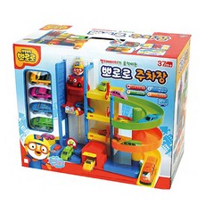 엘리베이터가 움직이는 뽀로로 3층 주차장, 혼합색상, 1개