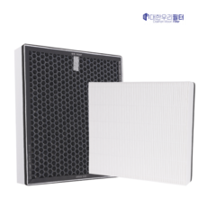 대한우리필터 삼성 공기청정기 CFX-D100D 호환용 필터, 1세트, H13헤파+탈취 고급형