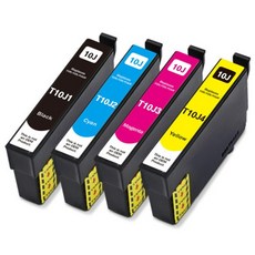 훼이머스신곡점 엡손 T10J 비정품 호환용잉크 세트(검정+파랑+빨강+노랑) WF2930 XP2200 XP2205 T10J170 T10J270 T10J370 T10J470, 1세트