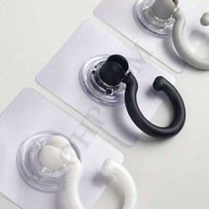 벽걸이후크 조리기구걸이 주방행주걸이 벽에붙이는고리, 화이트