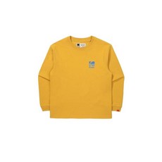 코닥 KODAK KIDS 빅로고 롱 슬리브 티셔츠 키즈 MUSTARD 256757