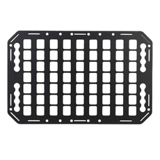 트럭 베드 몰리 패널 알루미늄 합금 다기능 L 트랙 스토리지 주최자 자동차 SUV RV 483x311x2mm 트럭 베드, 미디엄 커피랙 세트 양면측면패널없음