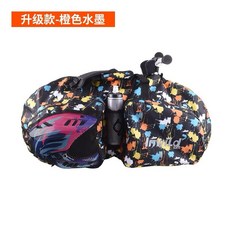 加利寶貝 攜車袋 腳踏車包 兒童平衡車收納袋 滑步車袋 輕巧便攜 耐磨防刮, I 12寸 橙色水墨, 1個